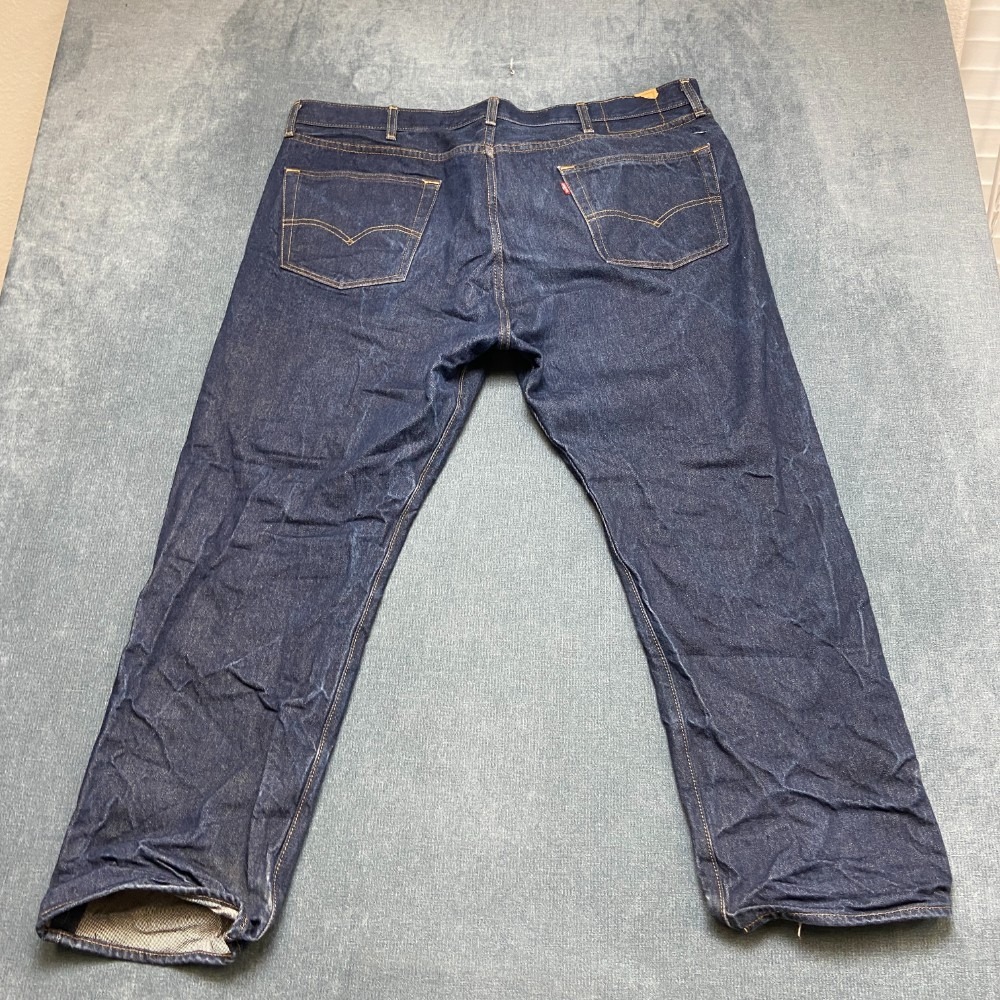 Levi's Jeans Mens 44x30 Blue Denim All Day Comfort Medium Wash Straight Leg
